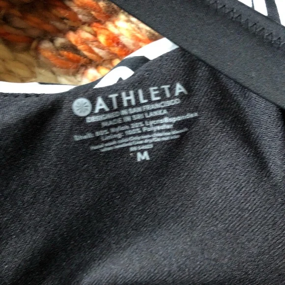 Athleta Adriata Retro palm bikini top Only medium - Picture 5 of 7